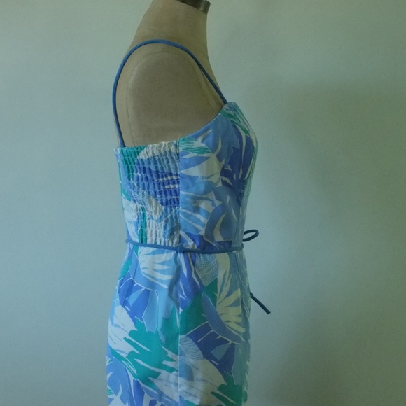 vintage floral playsuit | 1970s Sea Waves romper - Picture 6 of 16